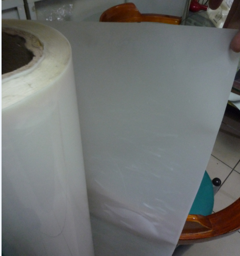 Glass beads coated reflective film----white color