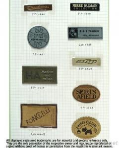 Leather Suede Label , Patches